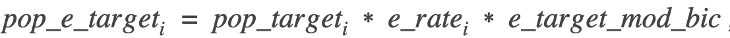 Statistically Inferred Population Formula